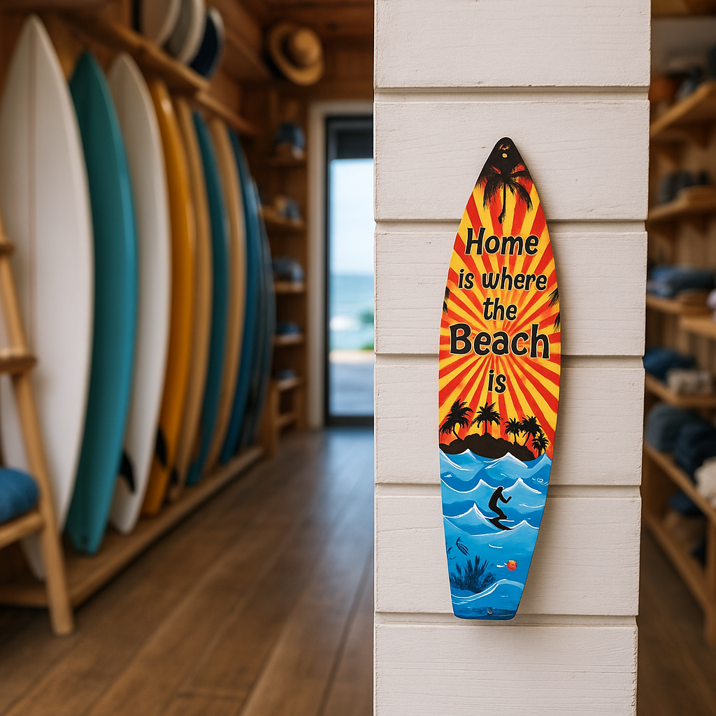 8β x 2β Metal Surfboard Magnet with Hanging Option πβοΈπββοΈπ΄