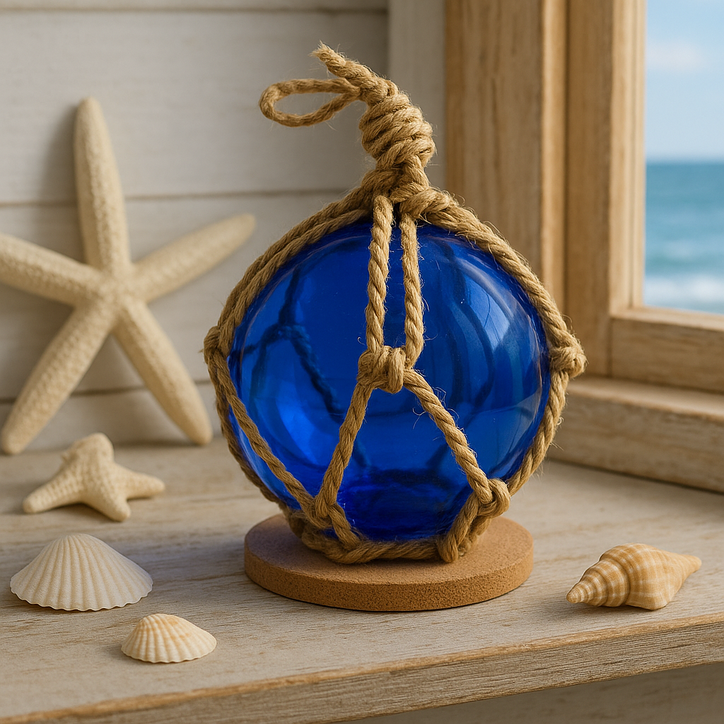 Blue fisherman Glass ball βππ