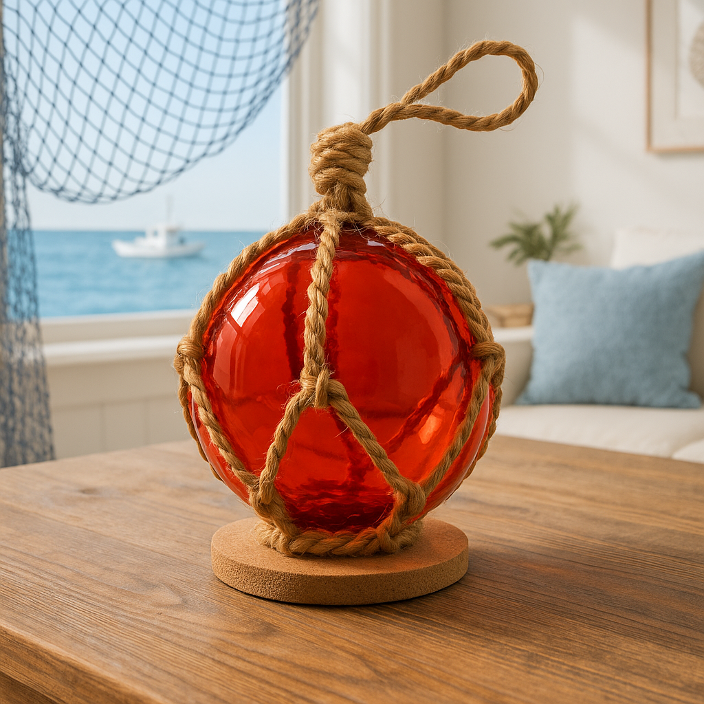 Red Fisherman Glass Ball βππ