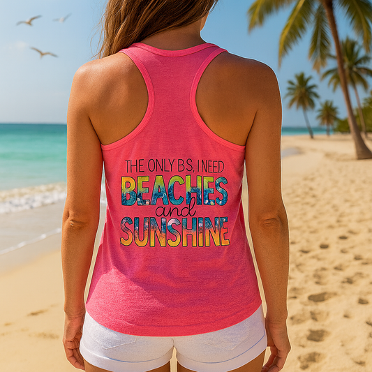 ☀️🏖️ “The only BS I need? Beaches & Sunshine 🌊✨ Keep the drama, I’ll take the sand & sun!” 😎🌺
