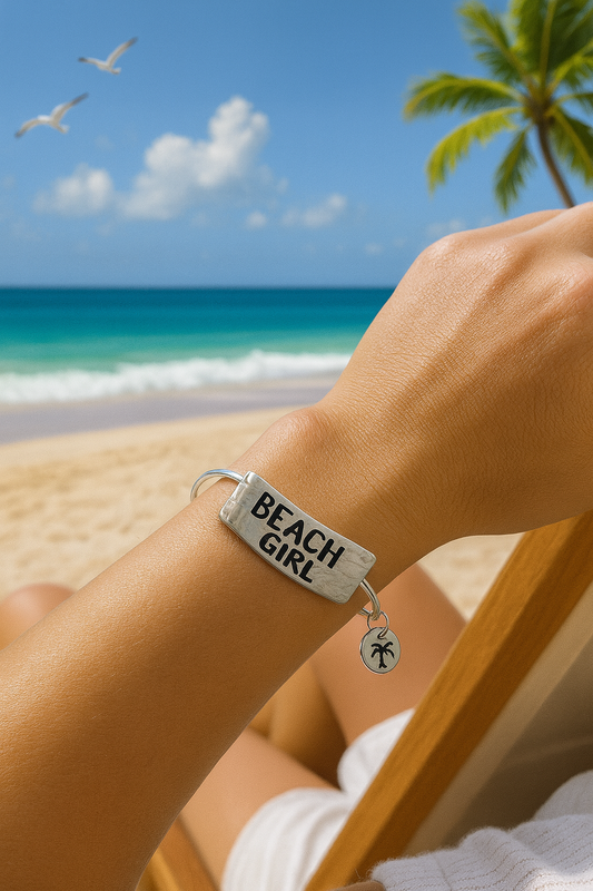 🌴✨ Beach Girl Adjustable Bracelet 🌊☀️