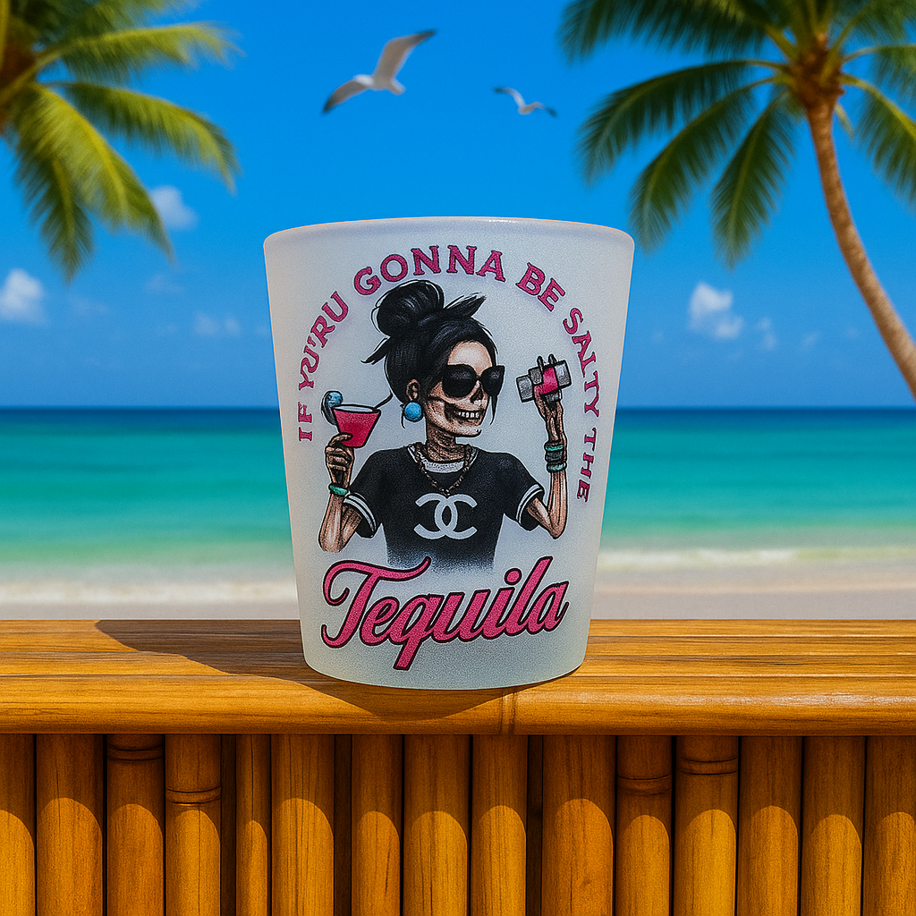 Skeleton Shot Glass 1.5oz🌴💀🍹
