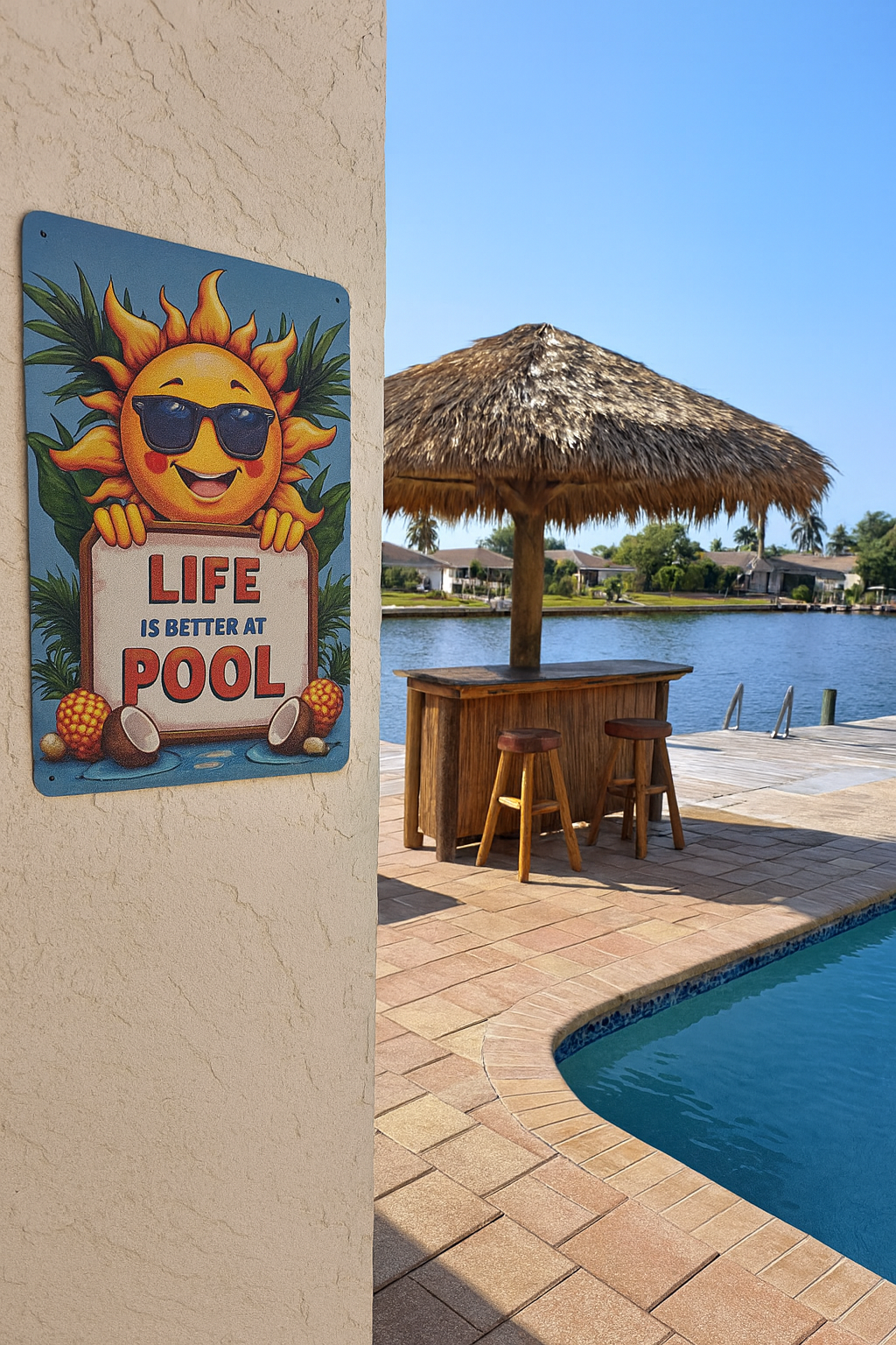 🏊‍♀️💦Bright & Fun Poolside Décor 🌴☀️