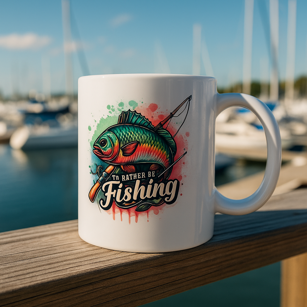 🎣☕ Coffee first, fishing always. 🐟✨