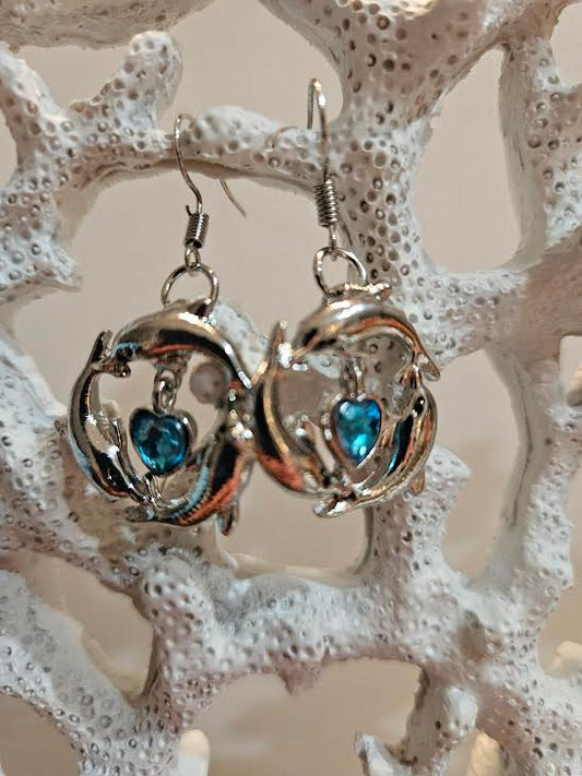🐬💙 Ocean Love Dolphin Earrings 💙🐬