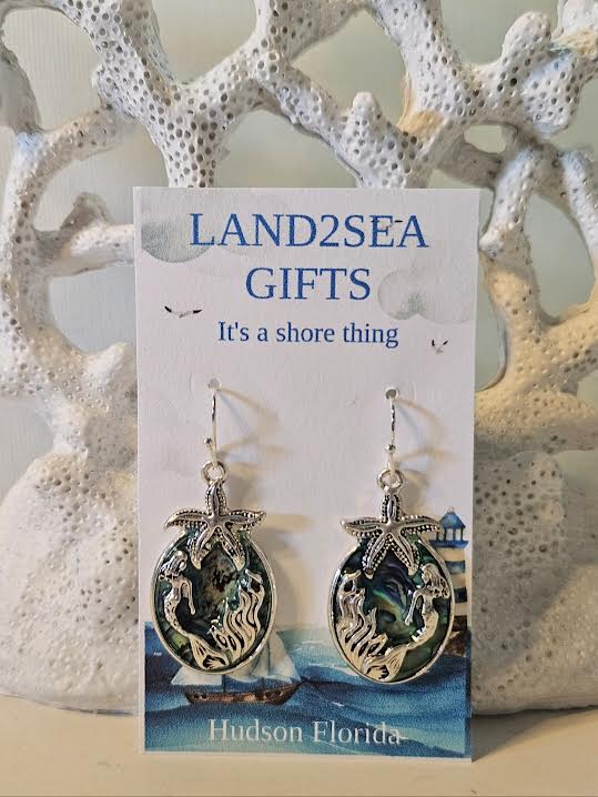 Starfish & Mermaid Earrings🧜⭐