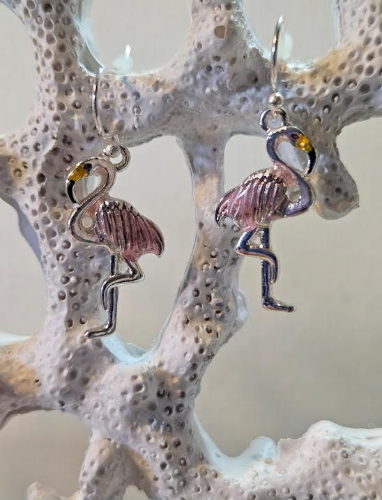 Flamingo Earrings🌴🦩