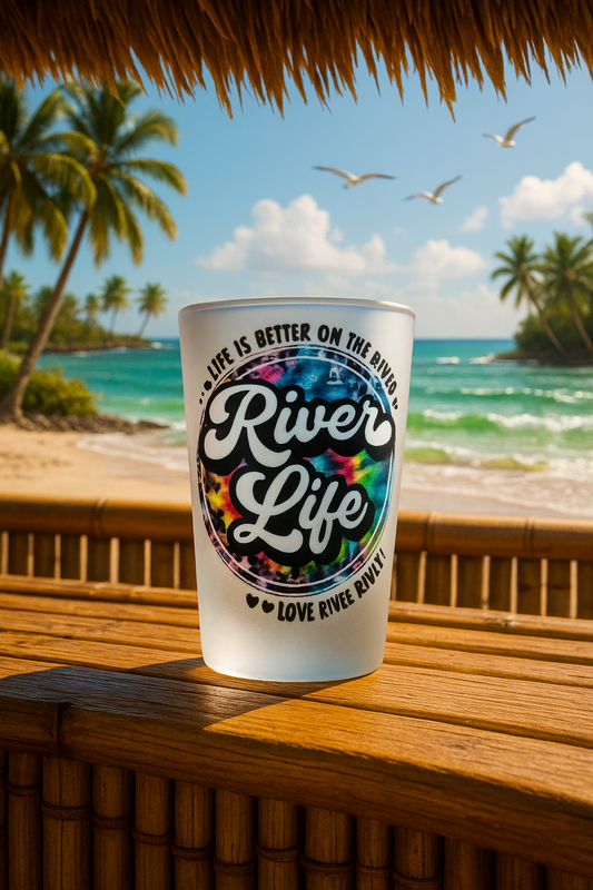 River Life Shot Glass 1.5oz🚤🌴 🍹