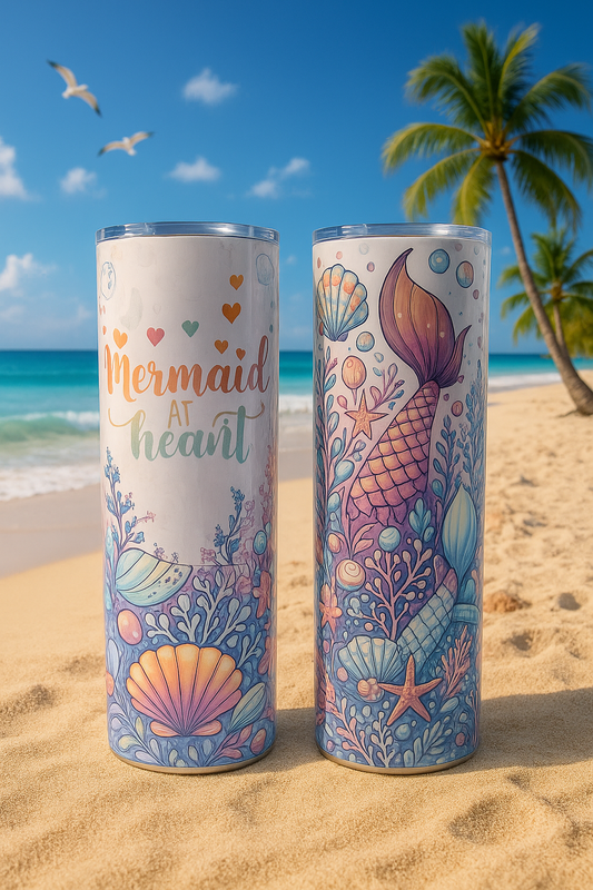 🧜‍♀️✨ “Sip like a mermaid, shine like the sea 🌊💕 This tumbler is pure ocean magic!”