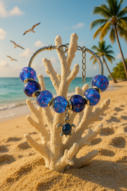 🐢💙 Ocean Dreams Turtle Charm Bracelet 💙🐢